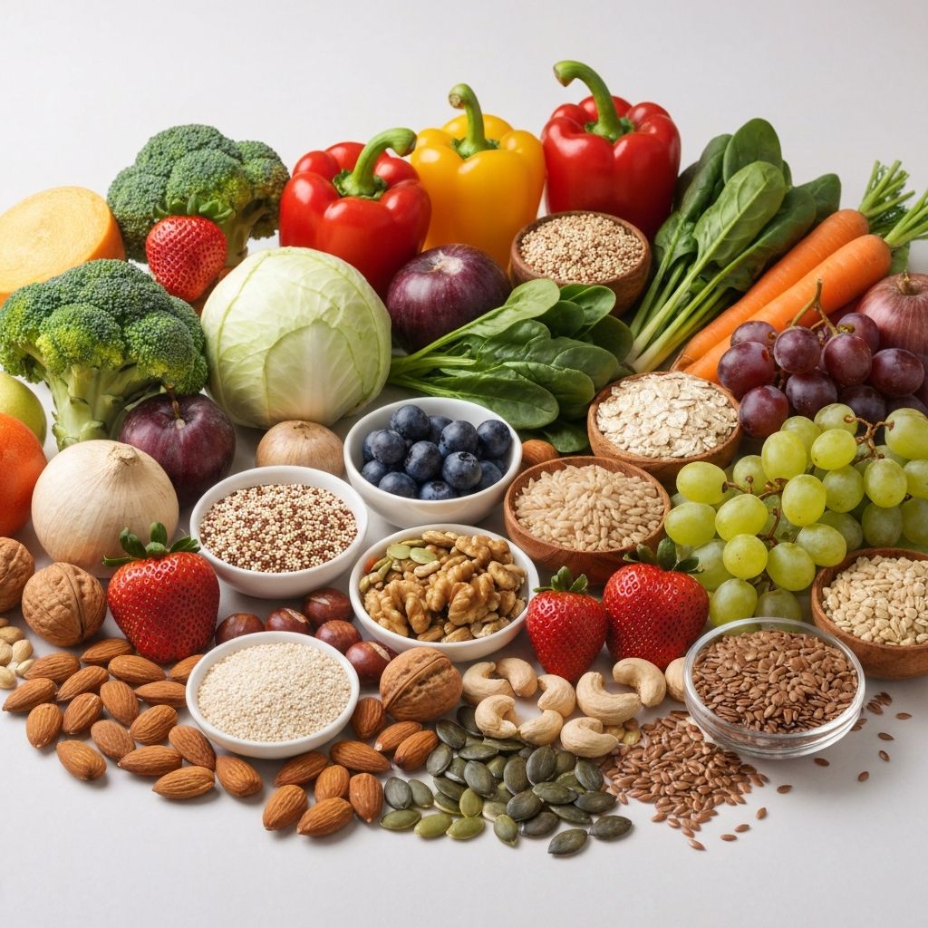 Nutritious plant-based food arrangement